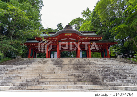 千葉 香取神宮の総門風景 千葉 香取神宮の総門風景 114374764