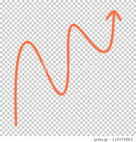 Orange Wavy Arrow Wavy Up Arrow Doodle Arrow Hand Drawn Arrow Handwritten Arrow Orange Wavy Arrow Wavy Up Arrow Doodle Arrow Hand Drawn Arrow Handwritten Arrow 114374863