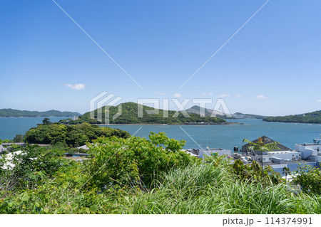 鳥羽城本丸跡から見た景色(三重県鳥羽市) 鳥羽城本丸跡から見た景色(三重県鳥羽市) 114374991