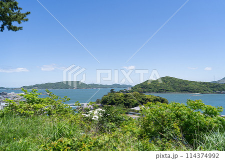鳥羽城本丸跡から見た景色（三重県鳥羽市） 114374992