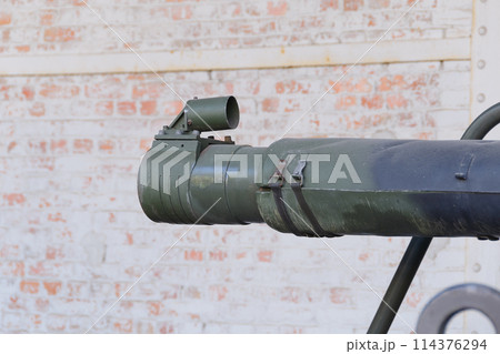 ベルギー陸軍レオパルト1戦車の砲口照合センサー 114376294