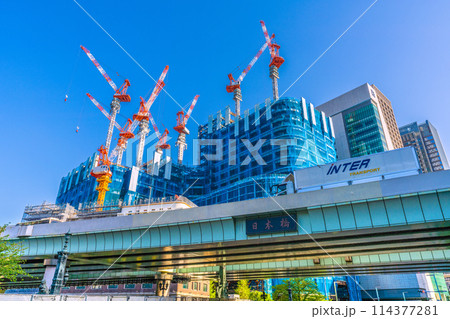 日本の東京都市景観 日本橋一丁目の再開発事業などを望む=19日 日本の東京都市景観 日本橋一丁目の再開発事業などを望む=19日 114377281