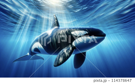 水中のシャチ2 114378647