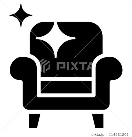 Armchair icon. Vector illustration graphic design Armchair icon. Vector illustration graphic design 114381201