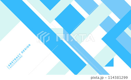 様々な四角と三角で組み合わせた幾何学的な背景素材 様々な四角と三角で組み合わせた幾何学的な背景素材 114381299