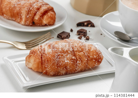 xuixos de crema typical of catalonia, spain 114381444