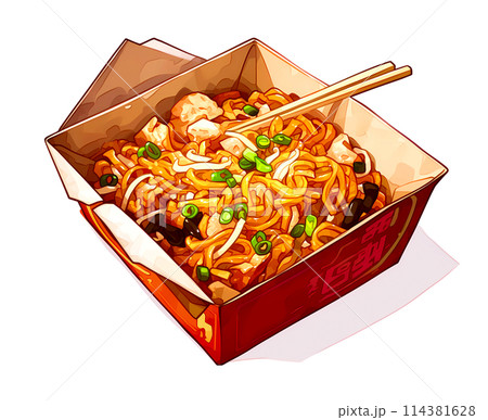 テイクアウトの焼きそば 114381628