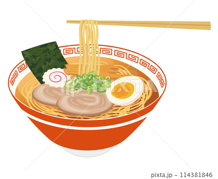 食べ物_ラーメン_醤油ラーメン 食べ物_ラーメン_醤油ラーメン 114381846