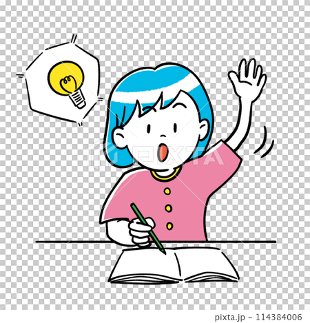 A girl holding a hand A girl holding a hand 114384006