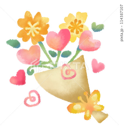 花束と愛の告白 114387107