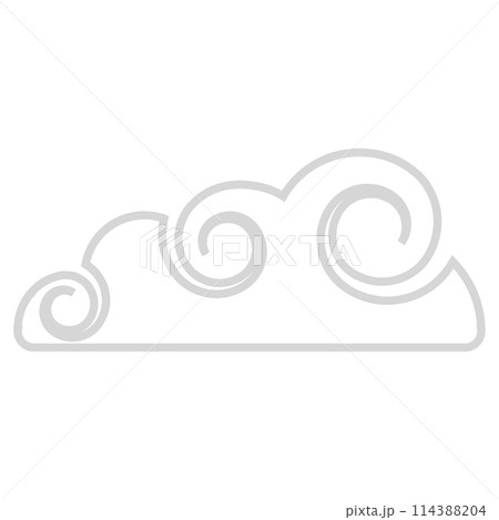 Geometric abstact cloud icon Vector Geometric abstact cloud icon Vector 114388204