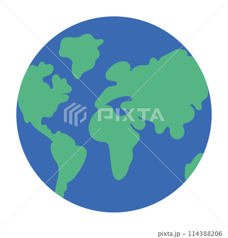 Earth planet icon Vector Earth planet icon Vector 114388206