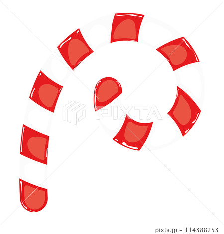 Sweet candycane icon Candy bar Vector 114388253