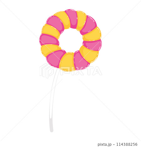 Sweet lollipop Candy icon Vector 114388256