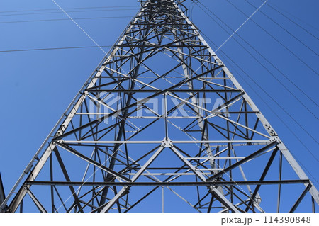 送電塔 高電圧交流 114390848