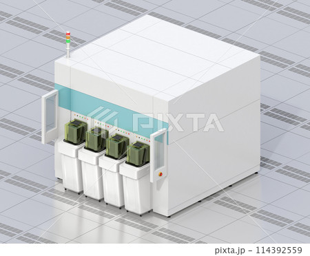 半導体製造用エッチング洗浄装置のアイソメイメージ 114392559