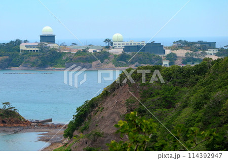 航空自衛隊の、海栗島分屯基地（長崎県対馬） 114392947