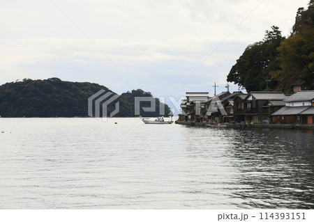 海の京都　伊根町　舟屋群 114393151