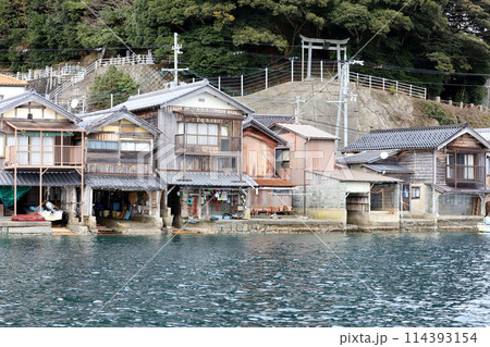 海の京都　伊根町　舟屋群 114393154