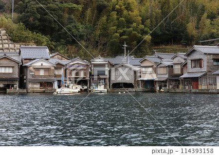 海の京都　伊根町　舟屋群 114393158