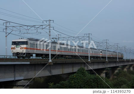 117系東海色 重連 区間快速 114393270