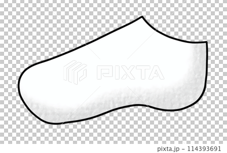 Loose simple ankle socks, white 1, analog style Loose simple ankle socks, white 1, analog style 114393691