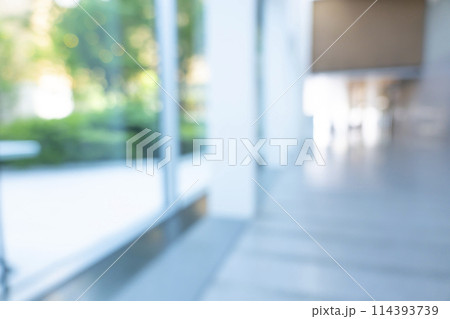 ビジネス街の背景ぼかし 114393739