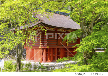 新緑の季節 談山神社 東宝庫 新緑の季節 談山神社 東宝庫 114394126