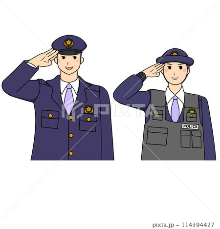 警察官男女 警察官男女 114394427