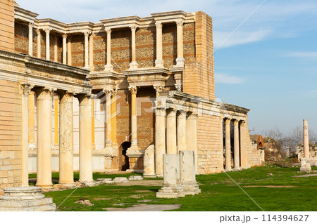 Architectural elements of bath gymnasium complex of Sardis, Turkey Architectural elements of bath gymnasium complex of Sardis, Turkey 114394627
