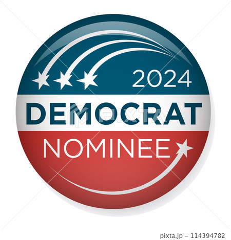 2024 Vote Democrat Design with Patriotic Nominee Red white and Blue Stars and Stripes 2024 Vote Democrat Design with Patriotic Nominee Red white and Blue Stars and Stripes 114394782
