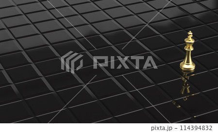 The Gold King Chess for Business concept 3d rendering. The Gold King Chess for Business concept 3d rendering. 114394832