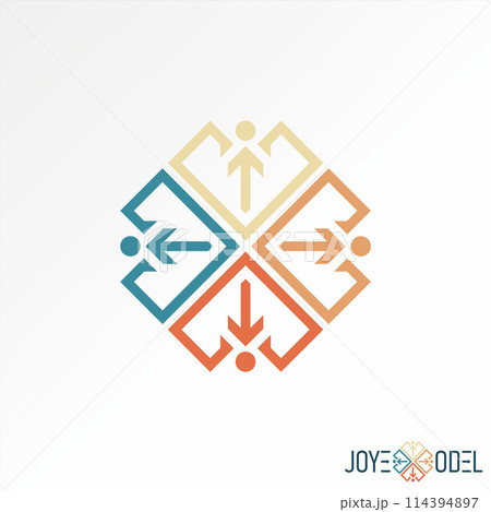 Logo design graphic concept creative premium vector stock abstract pattern motif like human body arrow rectangular. Related art wall hand made fashion Logo design graphic concept creative premium vector stock abstract pattern motif like human body arrow rectangular. Related art wall hand made fashion 114394897