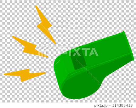 ホイッスル（グリーン） 114395413