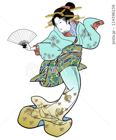 踊る浮世絵美人 踊る浮世絵美人 114396239