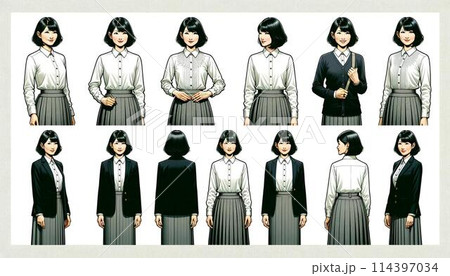 イラストセット 114397034