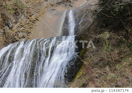 冬の袋田の滝 114397174