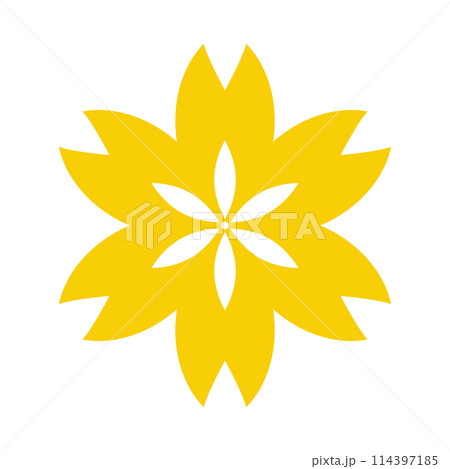 red chinese flower cartoon vector illustration red chinese flower cartoon vector illustration 114397185