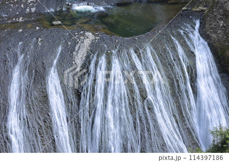 冬の袋田の滝 冬の袋田の滝 114397186