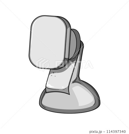 smart car holder phone cartoon vector illustration smart car holder phone cartoon vector illustration 114397340