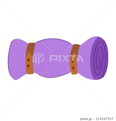beach travel blanket cartoon vector illustration 114397557