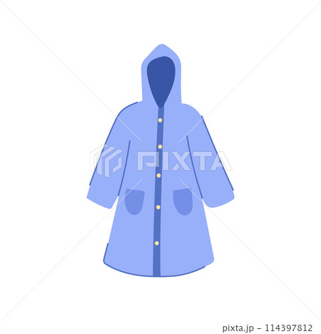 weather rain jacket cartoon vector illustration 114397812