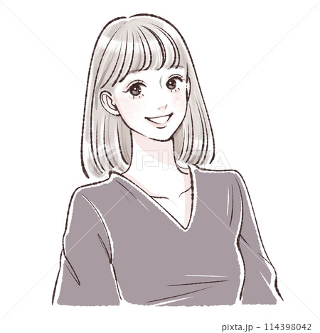 女性・女の子のイラスト素材 114398042