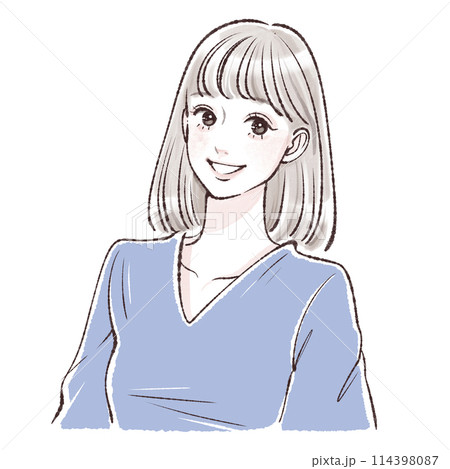 女性・女の子のイラスト素材 114398087