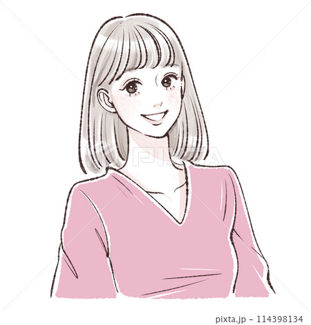 女性・女の子のイラスト素材 114398134