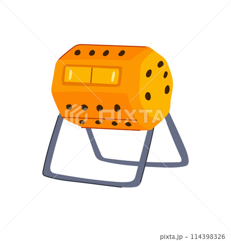 kitchen compost bin cartoon vector illustration 114398326