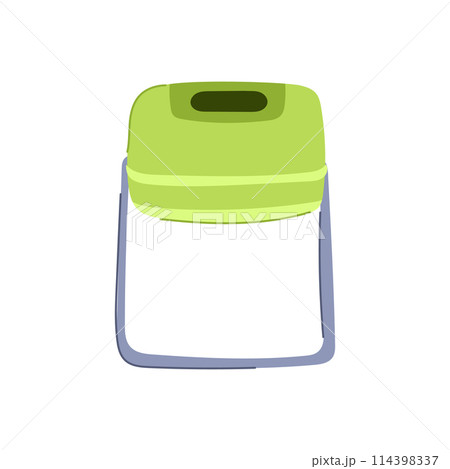waste compost bin cartoon vector illustration 114398337