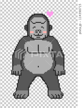 Gorilla_Pixel Art (I'm in love) Gorilla_Pixel Art (I'm in love) 114398715