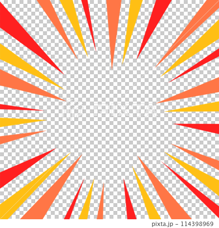 Colorful concentration line illustration material Colorful concentration line illustration material 114398969