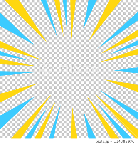 Colorful concentration line illustration material Colorful concentration line illustration material 114398970